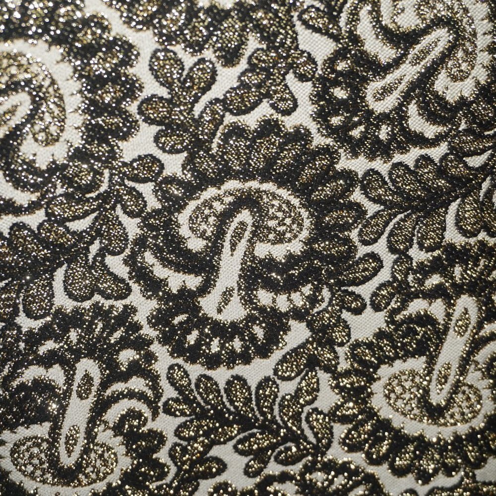 Vintage 60s Dynasty Regency Brocade Gown Dress - Picture 3 of 9